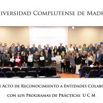 I Acto de Reconocimiento a Entidades Colaboradoras con los Programas de Prácticas UCM